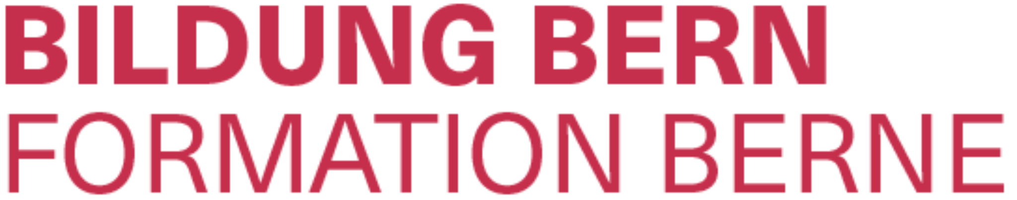 Logo Bildung Bern 2026 rot RGB