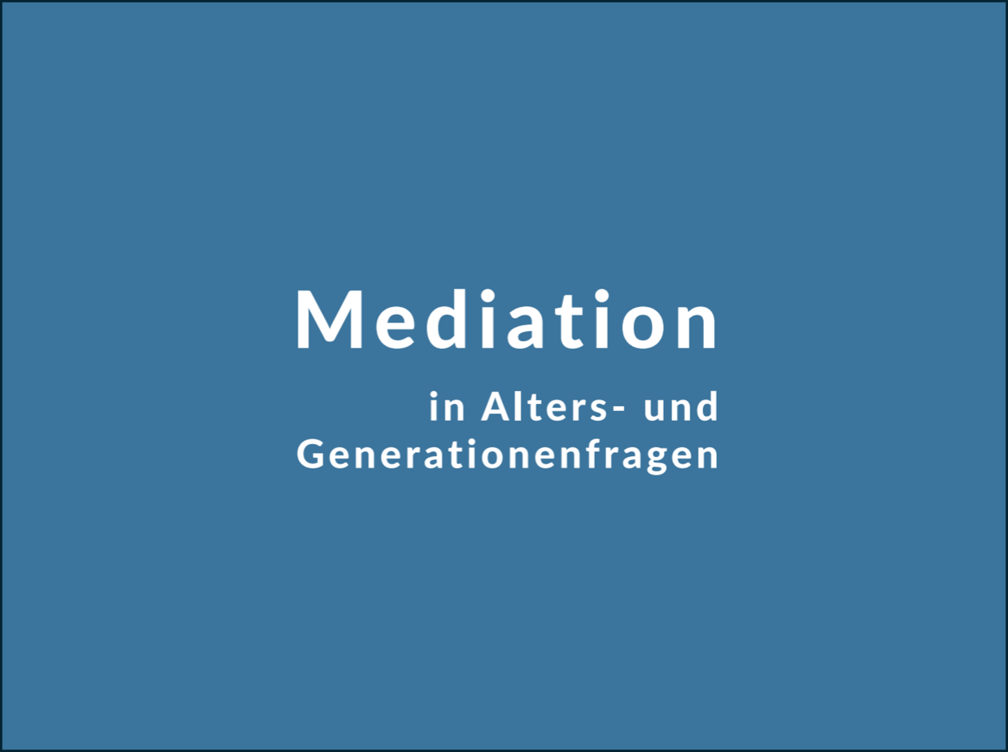 Mediation