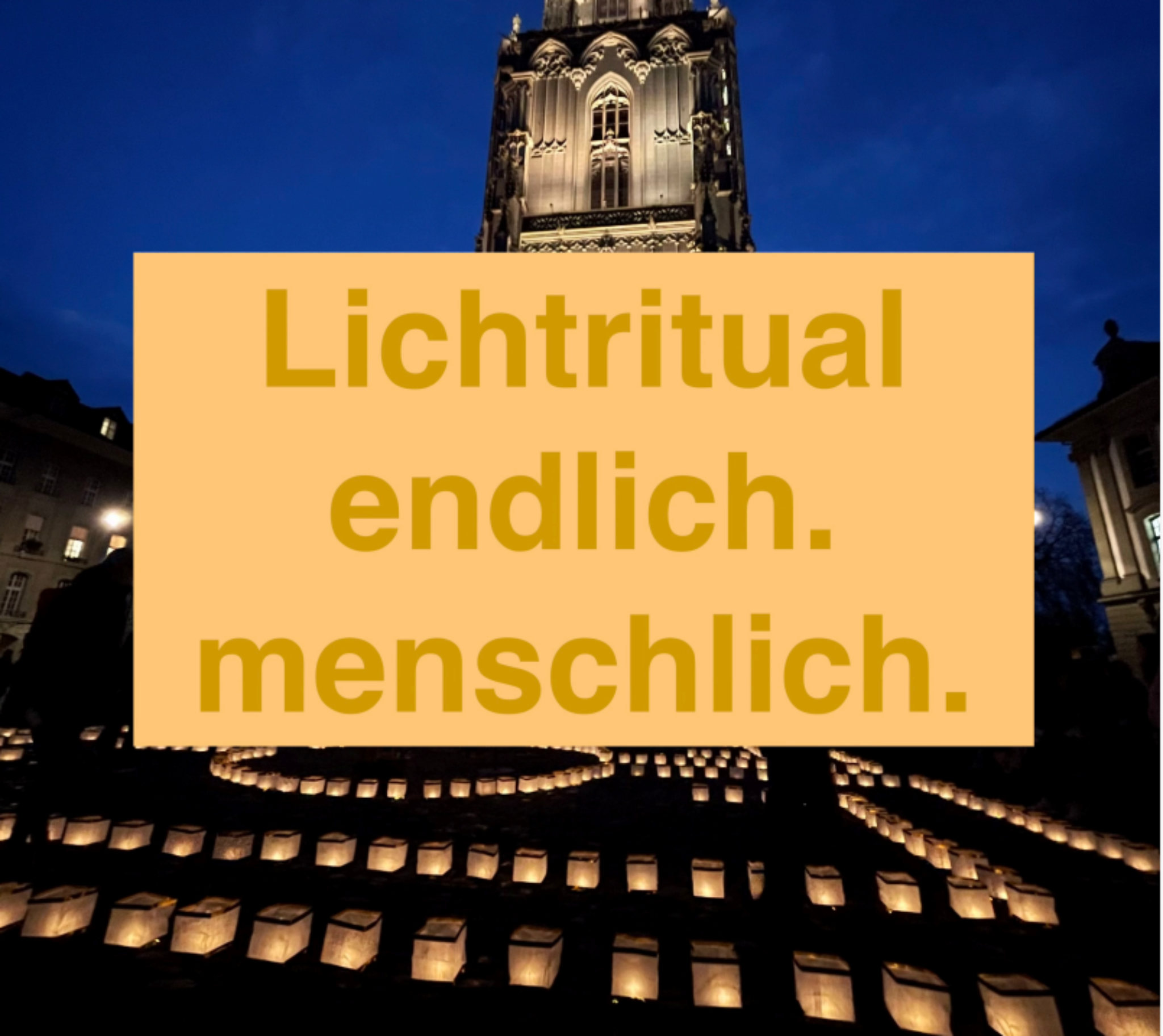 Lichtritual muensterplatz