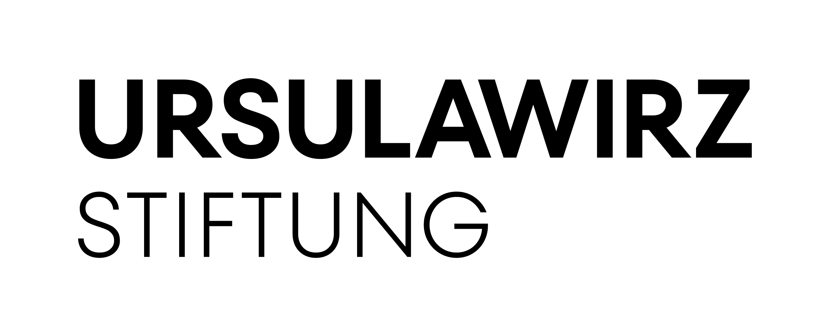 Ursula Wirz Stiftung Logo RGB schwarz