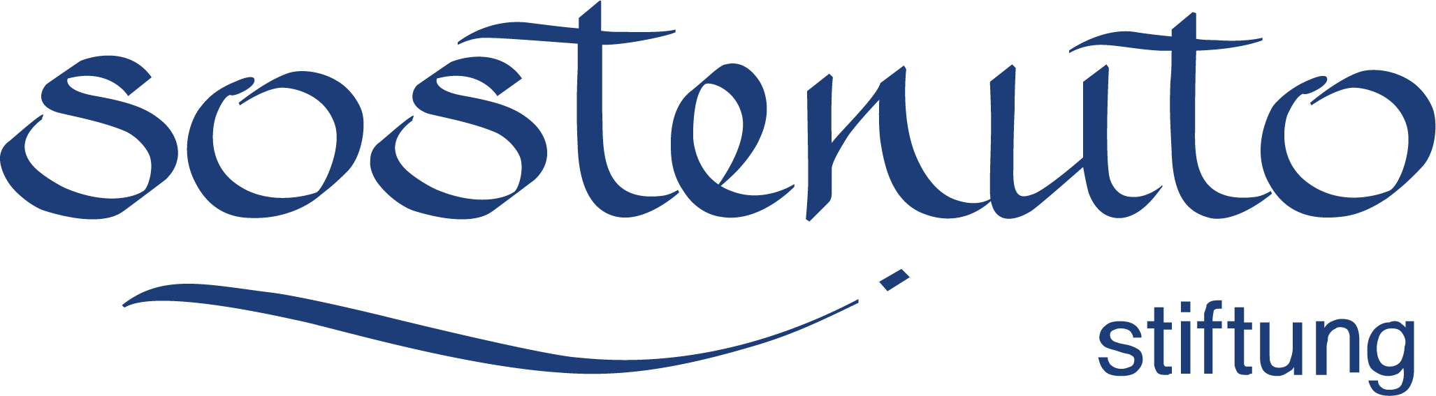 Logo sostenuto blau